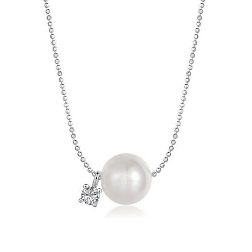 Freshwater Pearl & Pendant Necklace - House Of Pearls